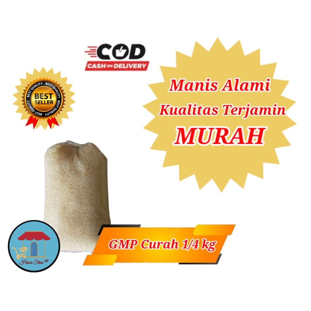 Gula Curah GMP Repack 1/4 kg Gula Pasir GMP Curah Gula Putih GMP Curah Gula Kristal Putih GMP
