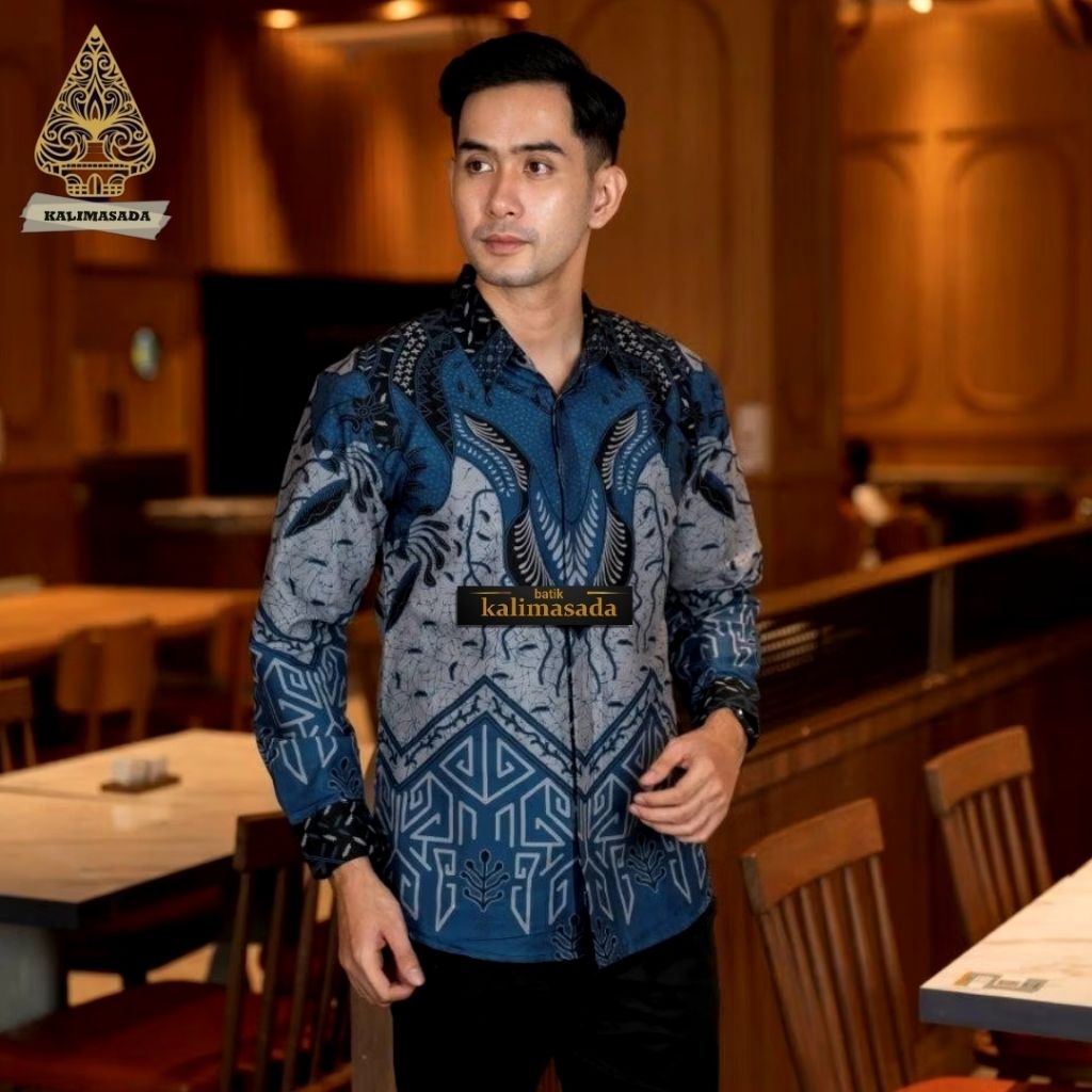 KEMEJA BATIK PRIA • KEMEJA KERJA PRIA• HEM KERJA PRIA PREMIUM • Set sarkem kemeja koko panjang SURBA
