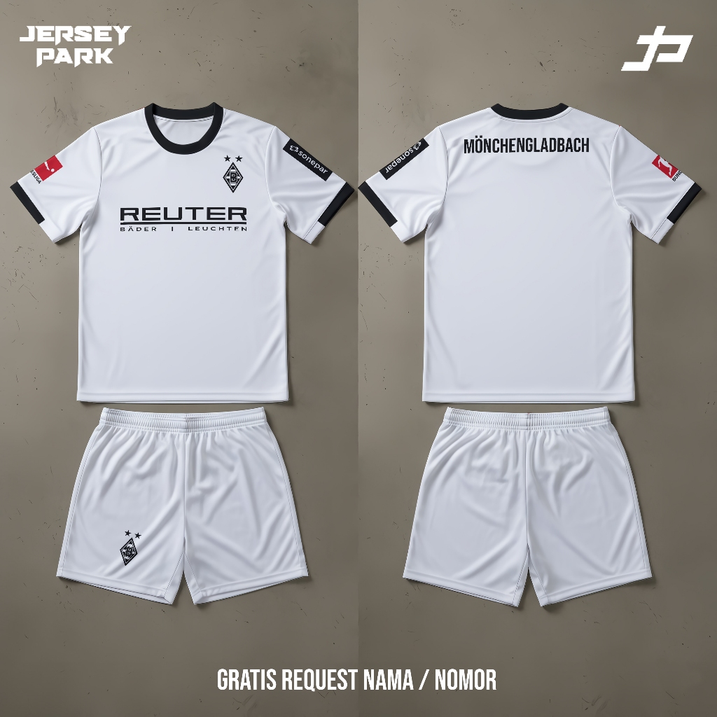 JERSEY FANS / SUPPORTER BORRUSIA MONCHENGLADBACH HOME UNISEX FULLPRINT