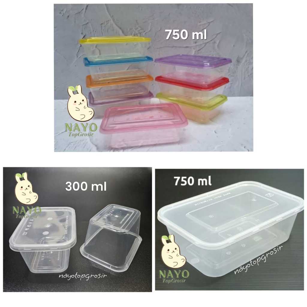 Kotak makan plastik thinwall