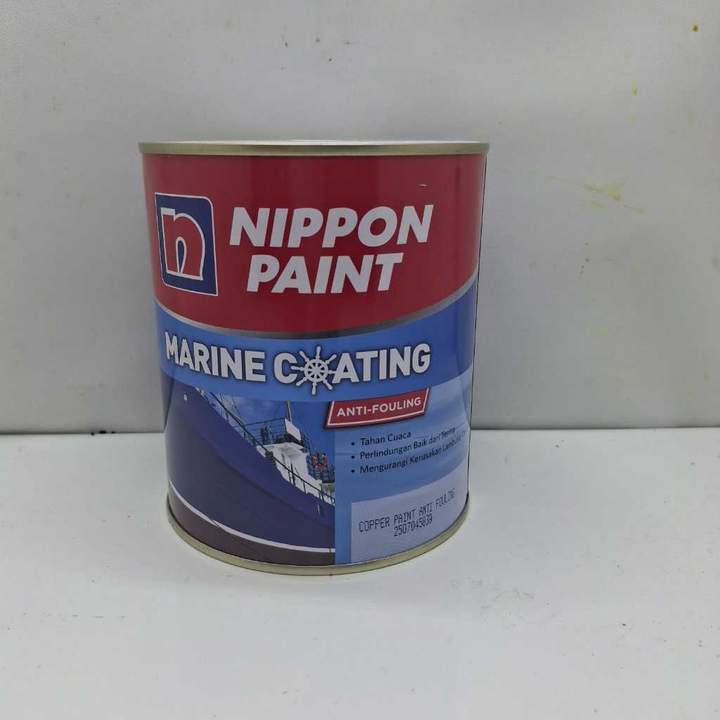 Cat Anti Fouling Ekonomis untuk Kapal Kayu Copper Paint Anti Fouling Kaleng 1Kg / Nippon Paint