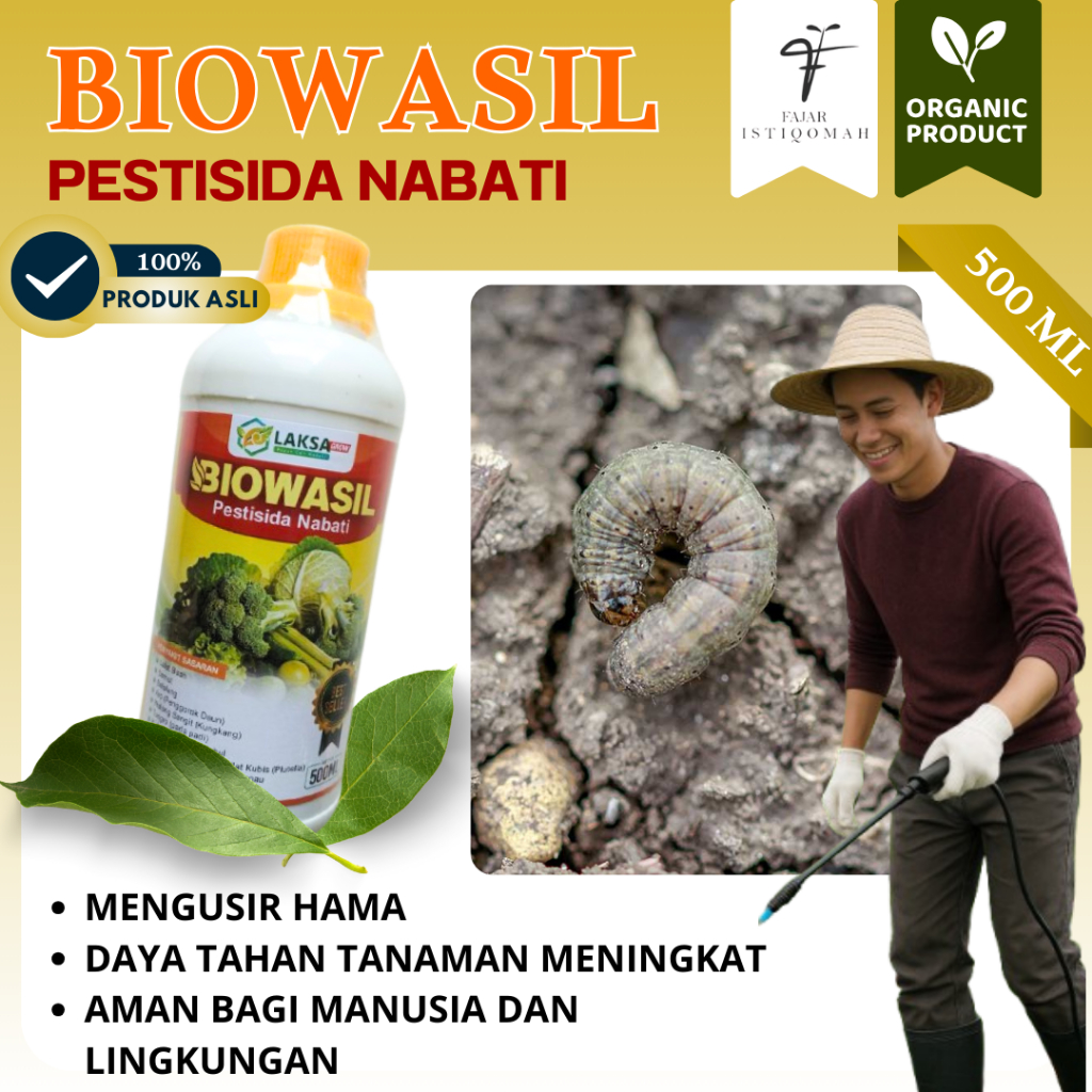 BIOWASIL – Pestisida Nabati Kentang 500ml – Lindungi Umbi dari Ulat Tanah & Wereng