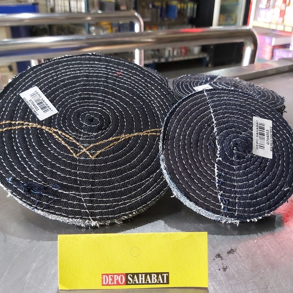 Kain Poles Jeans 4 Inch Tebal 1cm | Kain Poles Jeans 6 Inch Tebal 1 cm