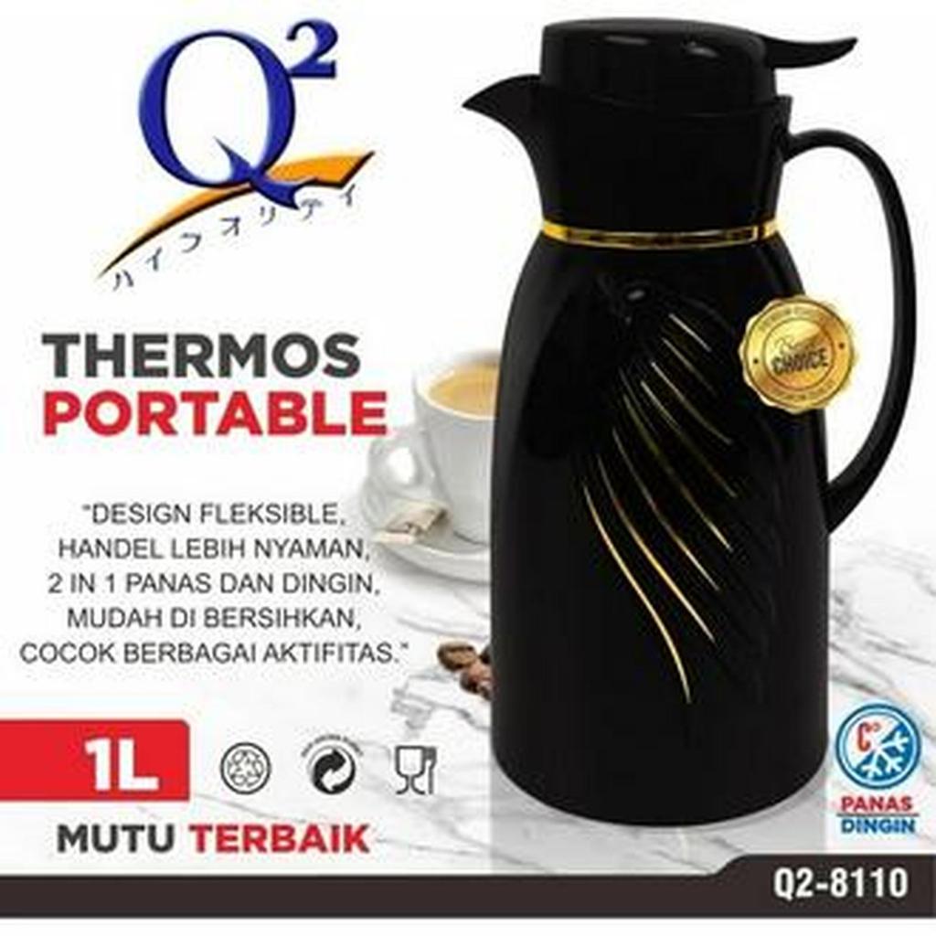Thermos Termos Air Panas Dingin Vacuum Flask 1 Liter (Q2) 8110