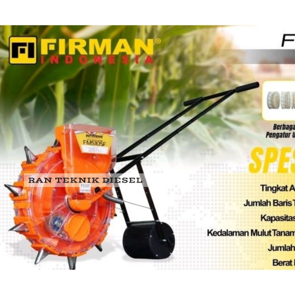 Firman Alat Tanam Biji-Bijian Jagung Kacang Kedelai FMS 10SF