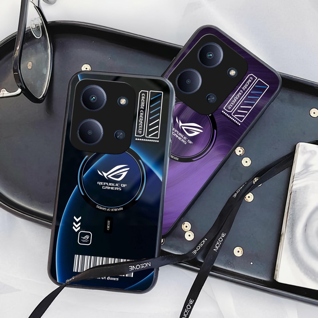 GK68 Case Handphone Poco C85 - Casing Handphone Poco C85 - Softcase Glass Poco C85 - Pelindung hp Po