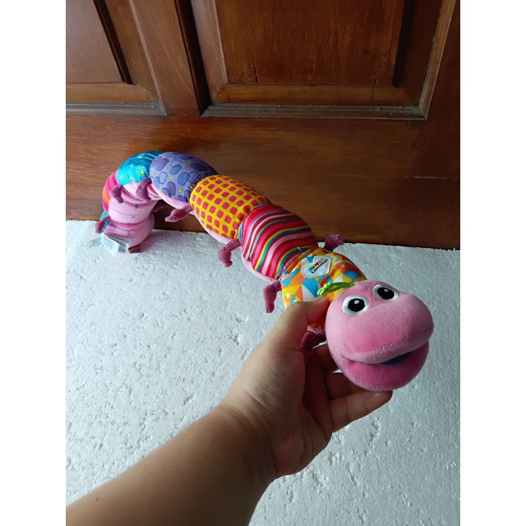 lamaze preloved ulat lamaze ulat ukur lamaze mainan preloved softbook prleoved