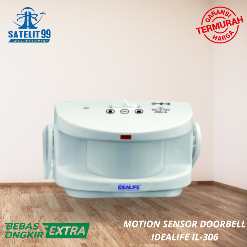 MOTION SENSOR DOORBELL IDEALIFE IL-306