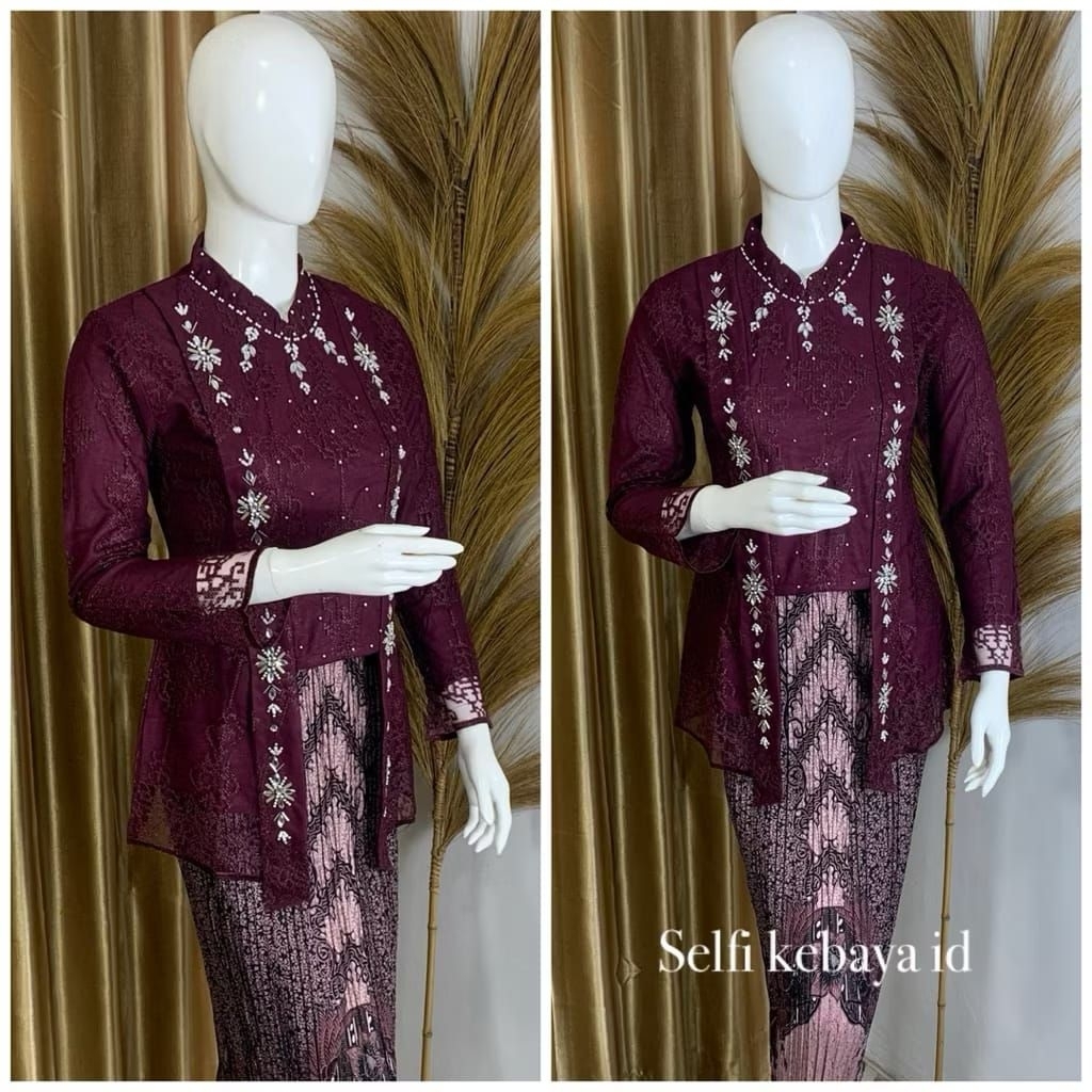 kebaya kutu baru hijab tile pendek / kebaya wisuda / kebaya kondangan/kebaya pesta / kebaya viral