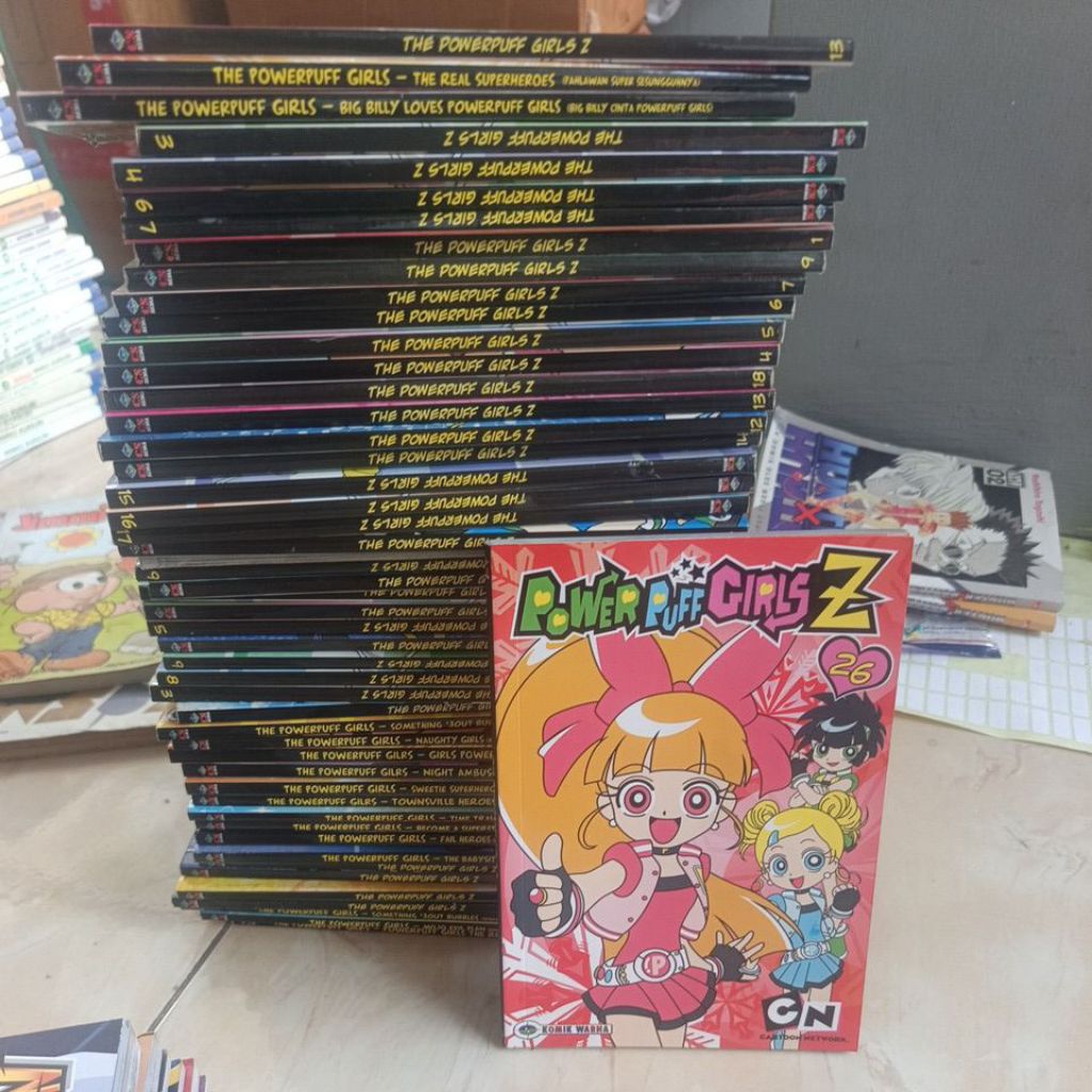 Komik Powerpuff Girls Warna Cabutan Original Preloved