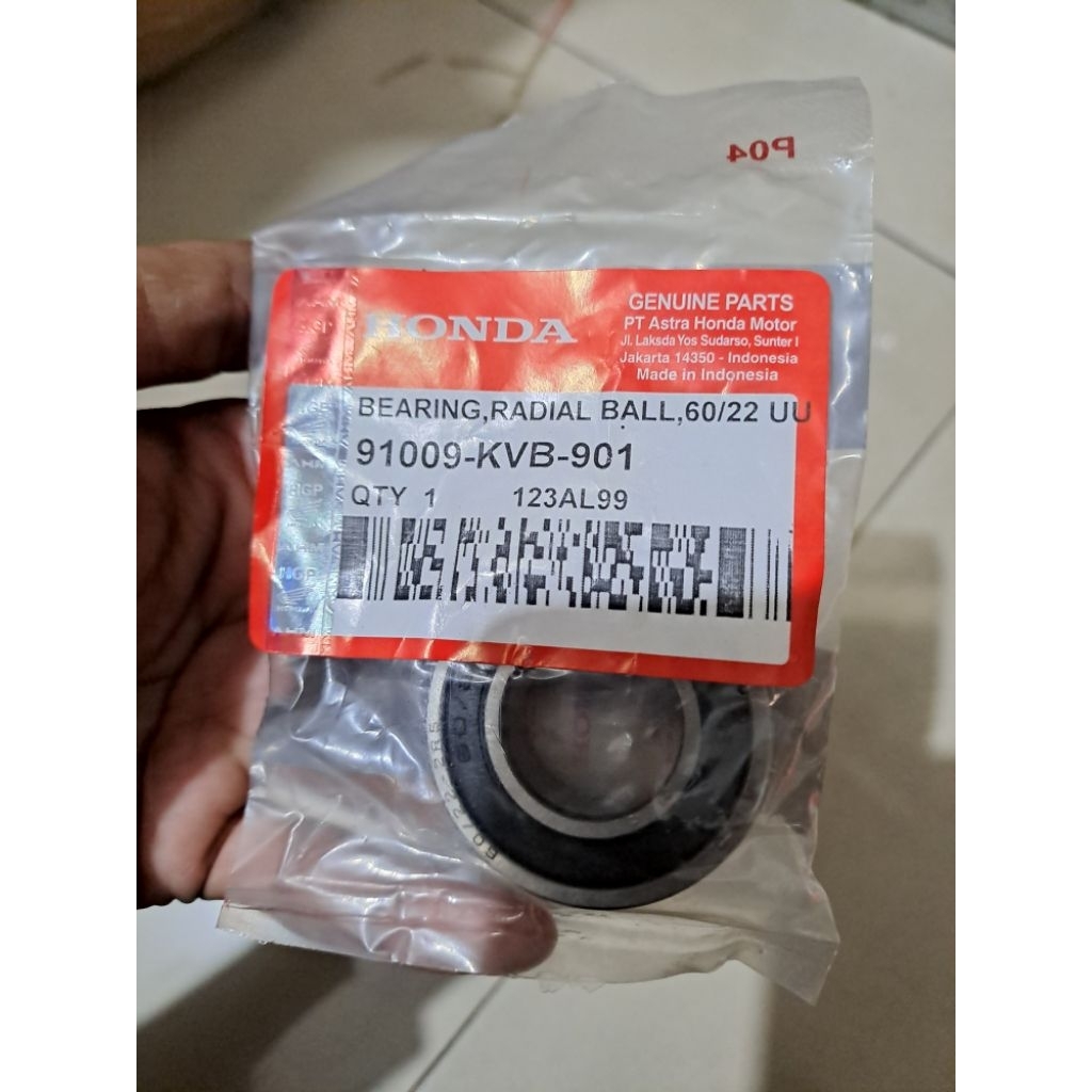 Bearing Roda Belakang Beat Vario 6022