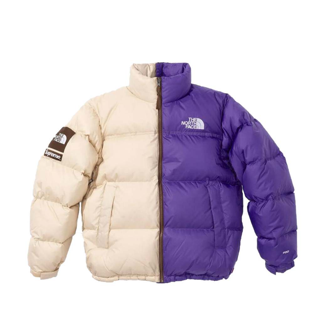 Supreme Mens The North Face Split Nuptse Jacket