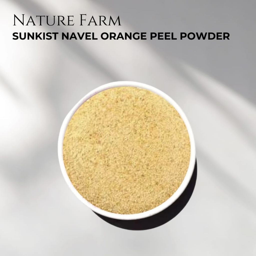 Nature Farm Premium Sunkist Navel Orange Peel Powder / Bubuk Kulit Jeruk Sunkist Navel 50gr 100gr Fr