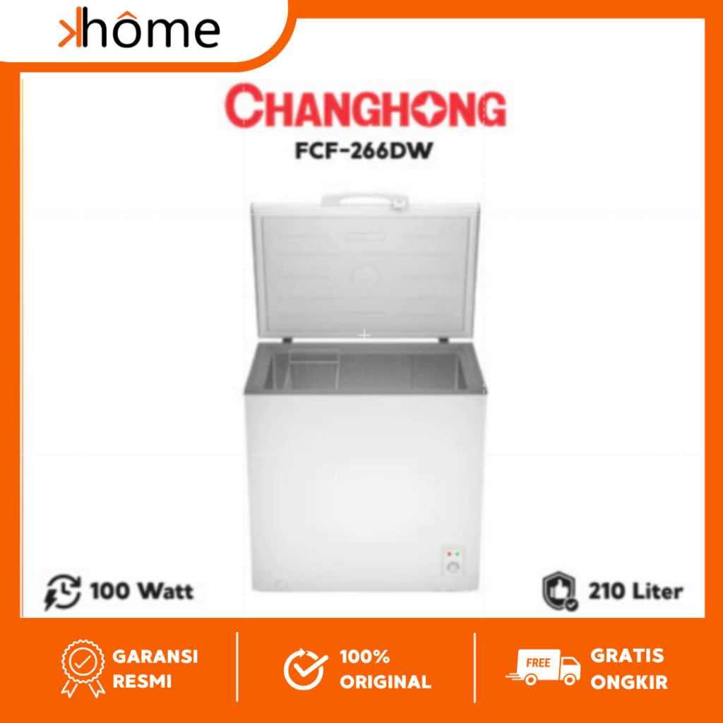 Changhong Chest Freezer Changhong 220 Liter Changhong Fcf 266 DW Changhong 266DW Changhong FCF266DW 