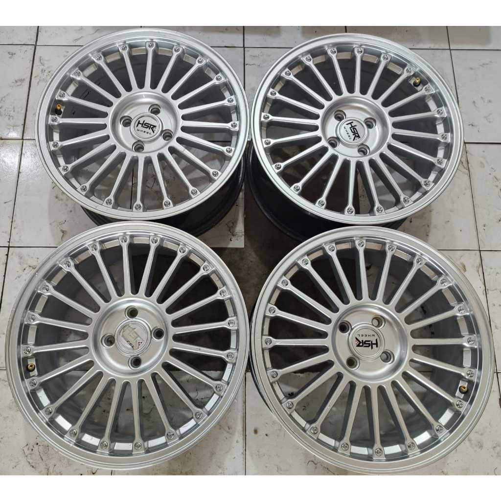 Velg Mobil Bekas HSR JJC Ring 17 Lobang 4x100 // Ignis,Mobilio,DLL
