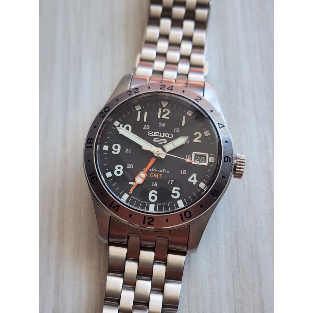 Seiko 5 Sports Automatic GMT Field SBSC011 JDM Made In Japan WATCH ONLY