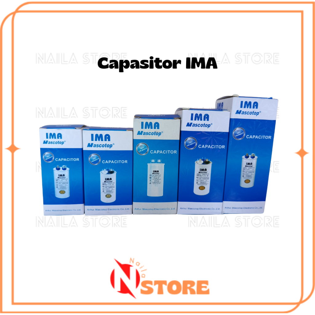 KAPASITOR AC IMA CAPASITOR AC MERK IMA MURAH KAPASITOR SOKET AC RUNNING KAPASITOR