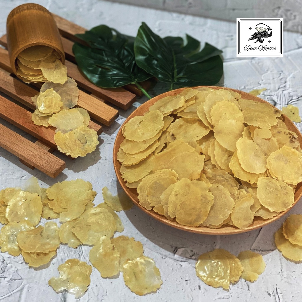 Emping Melinjo Jawa Mentah Super Kering Tipis