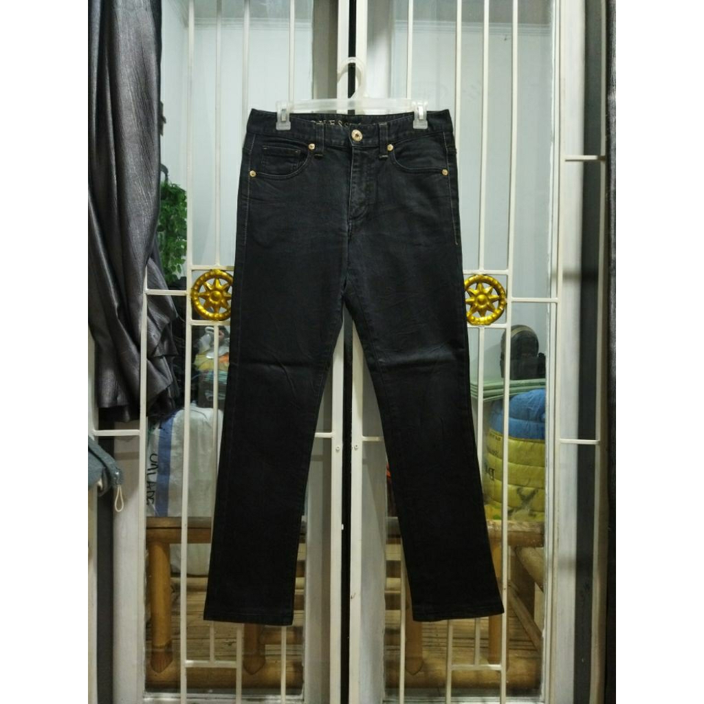 celana jeans guess hitam pria 28/29