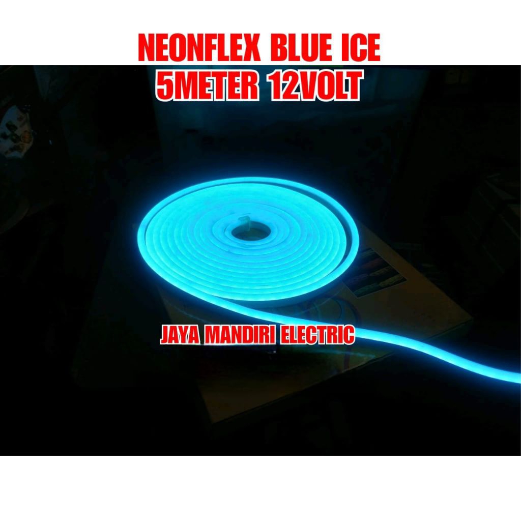 Lampu Led Neon Flex Strip Felxible 5m Kuning 5 Mtr Led Selang Neon 5 meter DOT LESS Dc 12v Ip 65 Put