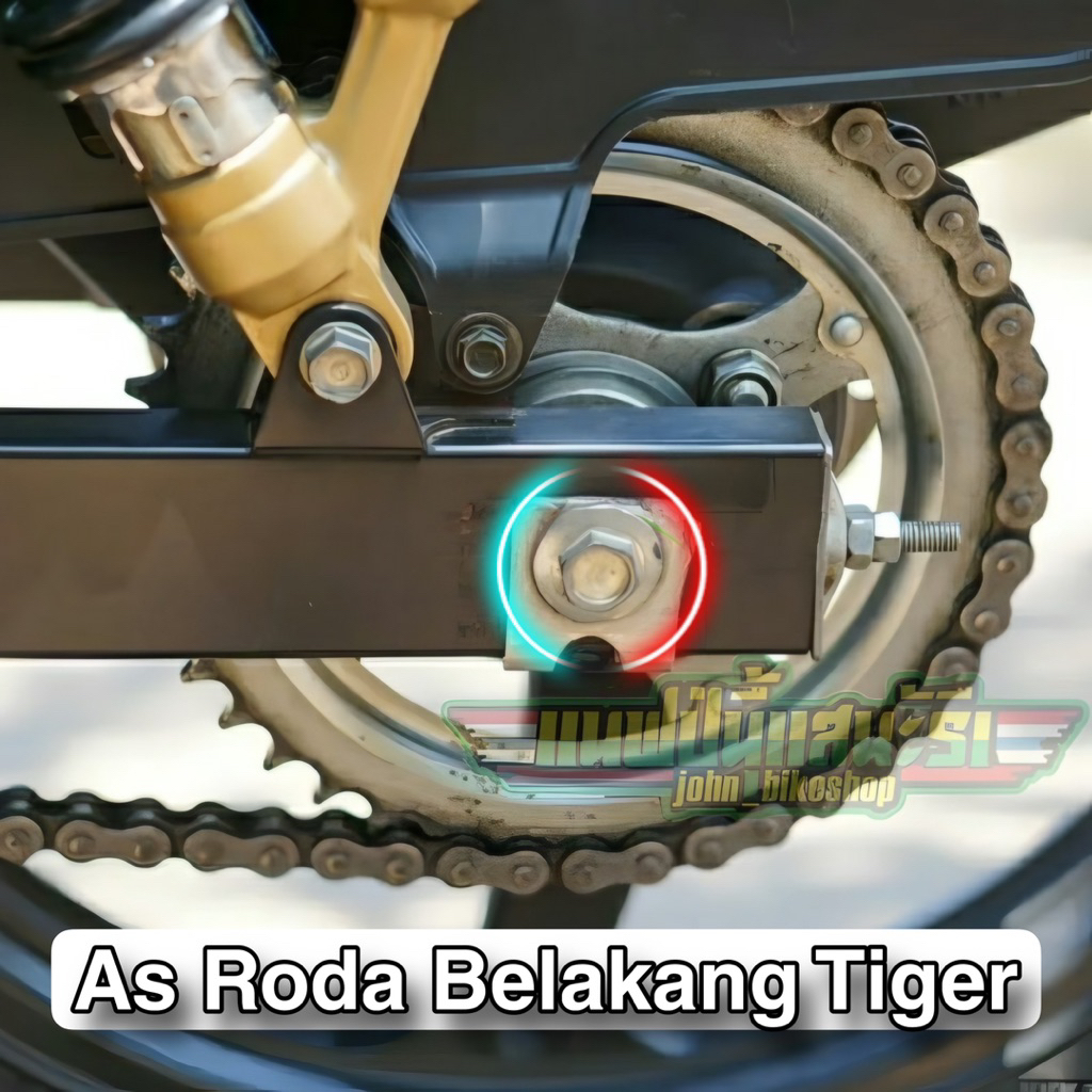 As Roda Belakang Probolt Herex Tiger Revo Pece 2000  Titanium Stainless Heng Thailand GR5 Vietnam