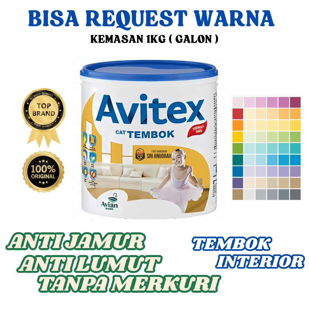 AVIAN AVITEX Cat Tembok Interior 1KG
