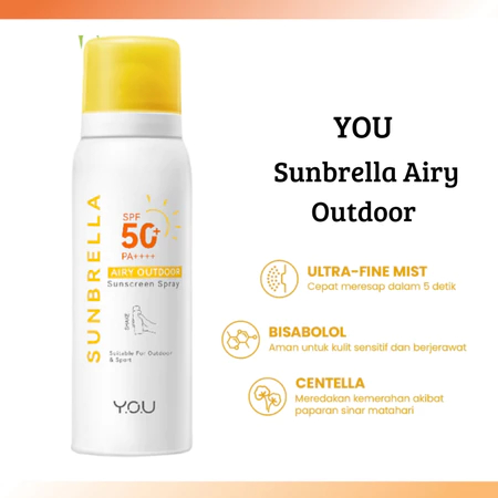 YOU SUNBRELLA SUNSCREEN SPRAY SPF 50 PA+++