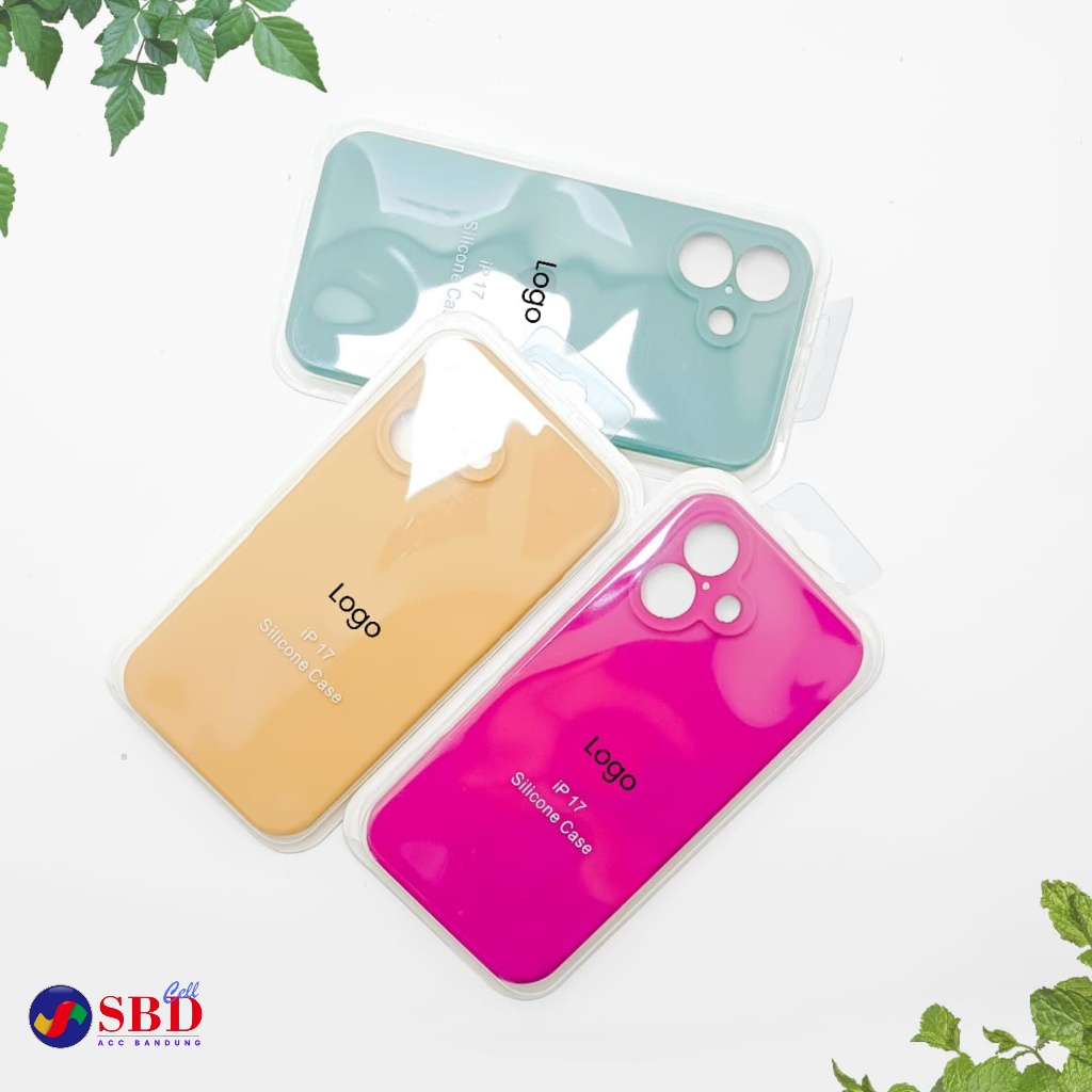 Softcase Silicone Liquid Bludru Anti Jamur Case Anti Noda iPhone 17