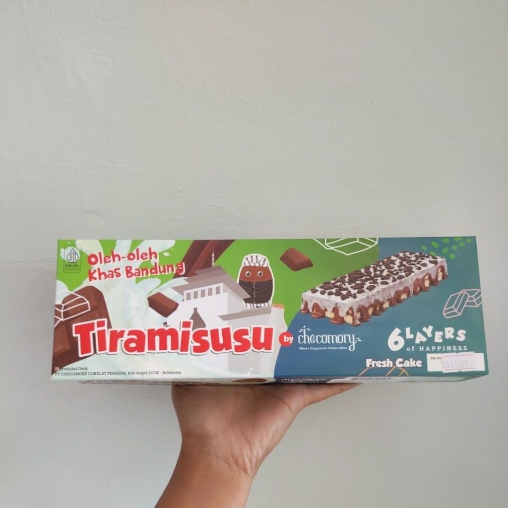 Tiramisusu Chocomory Oleh Oleh viral Bandung