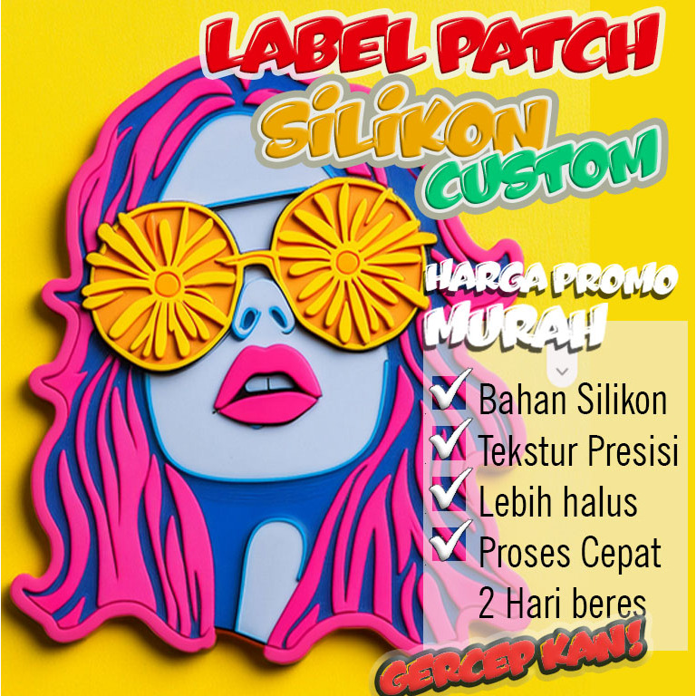 PRODUKSI BERBAGAI MACAM LABEL PATCH CUSTOM JERSEY SISTIM HOTMELT DAN VELCRO JUGA BUAT SISTIM JAHIT B