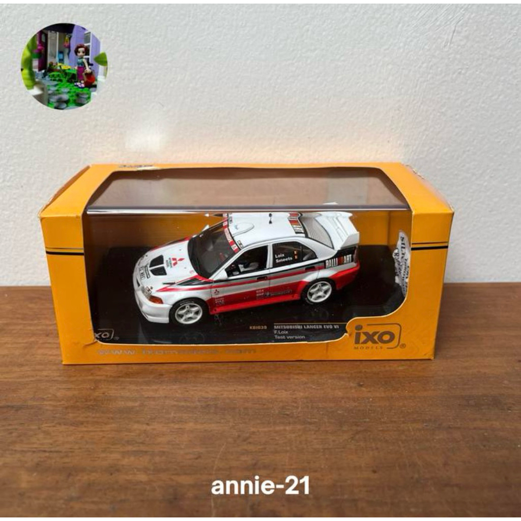 Mitsubishi Lancer Evo 6 Rally Test Car - Ixo Models 1/43