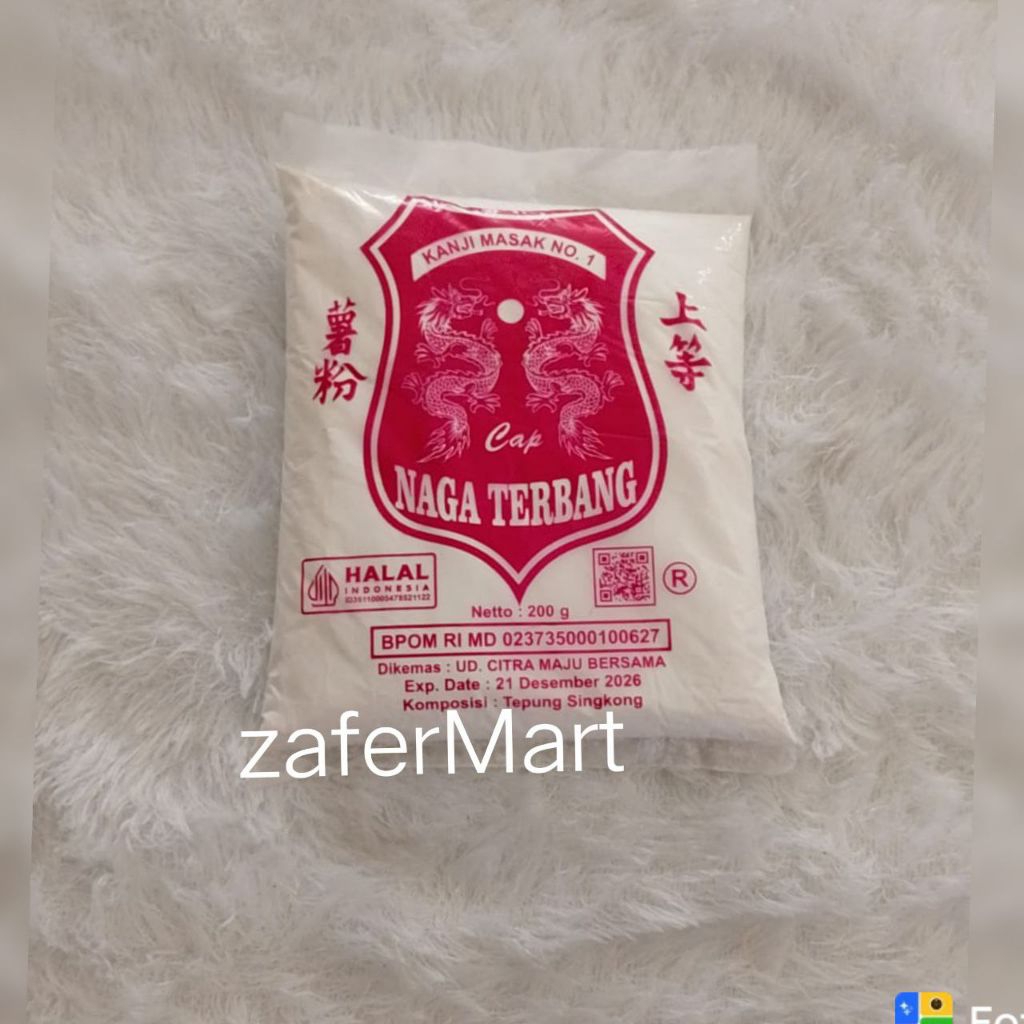 tepung kanji naga terbang 200g