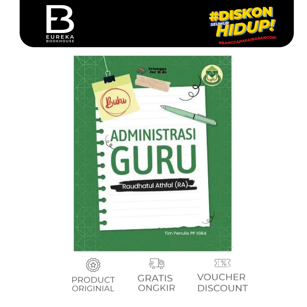 ERLANGGA - BUKU ADMINISTRASI GURU RAUDHATUL ATHFAL (RA)