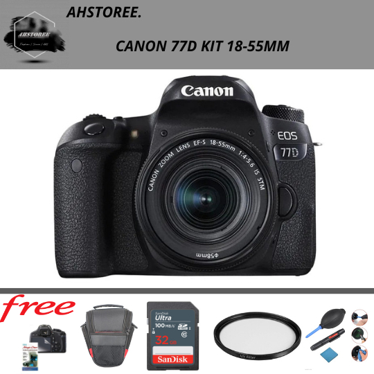 Kamera Canon 77D kit 18-55 IS STM Camera DSLR Canon 77 D WIFI