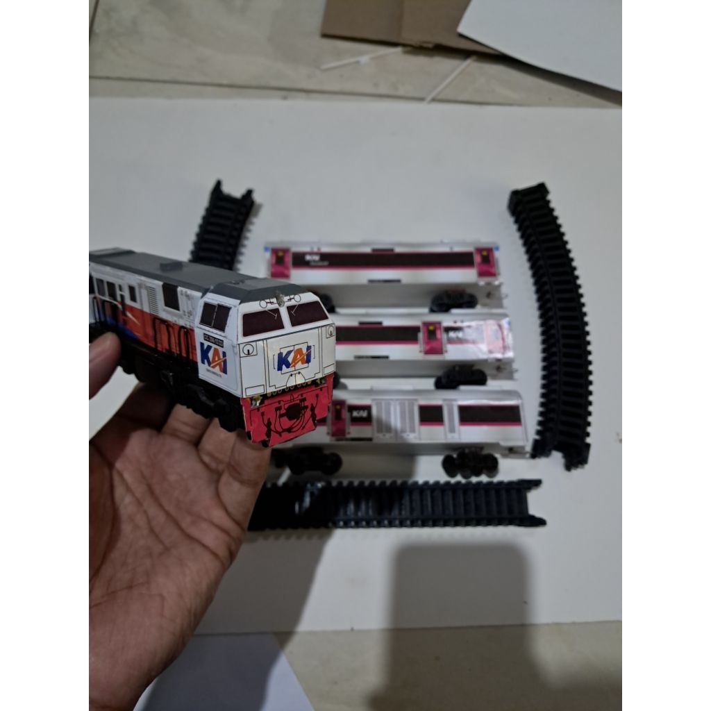 Mainan Kereta Api Indonesia Paket CC 206