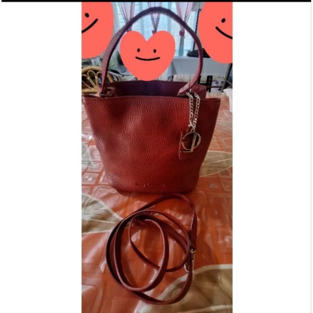 Tas Tabung Guy Laroche Kulit Asli