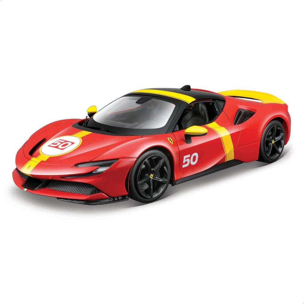 Bburago 1:18 Ferrari R&P SF90 Stradale Assetto Fiorano, Red #50
