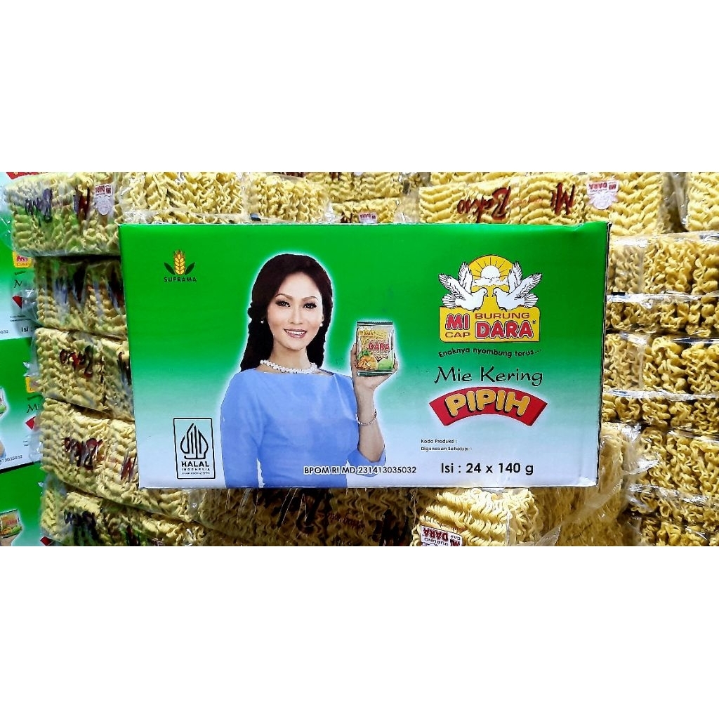 mie burung dara  pipih 1 dus isi 24