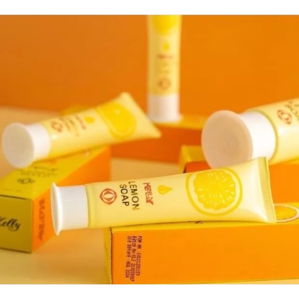 Sabun Wajah Kelly Lemon Original 25gr - Sabun Pembersih Wajah