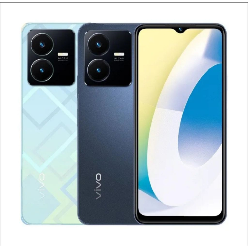 HP VIVO Y22 6/128 GB - VIVO Y 22 RAM 6GB ROM 128GB GARANSI RESMI