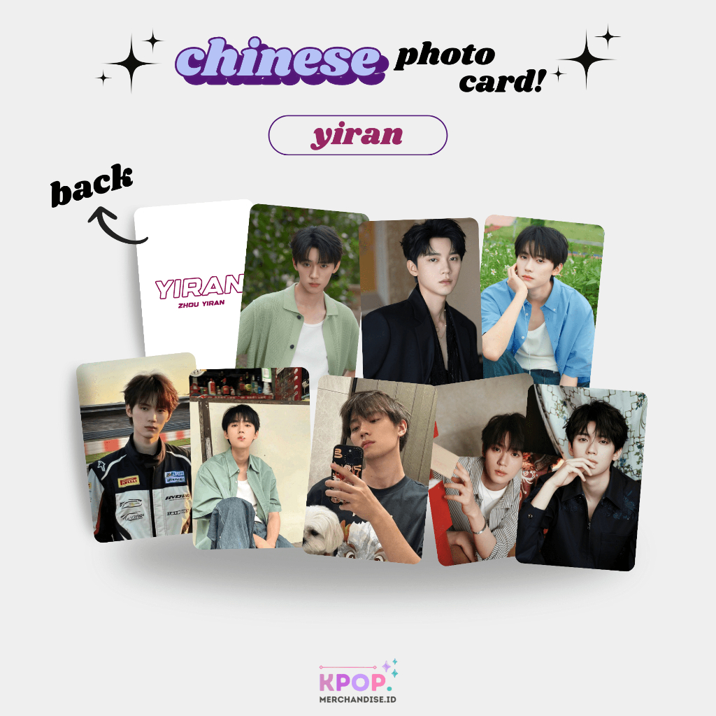 PHOTOCARD ZHOU YIRAN PHOTOCARD ACTOR CHINESE AKTOR CHINA PHOTOCARD