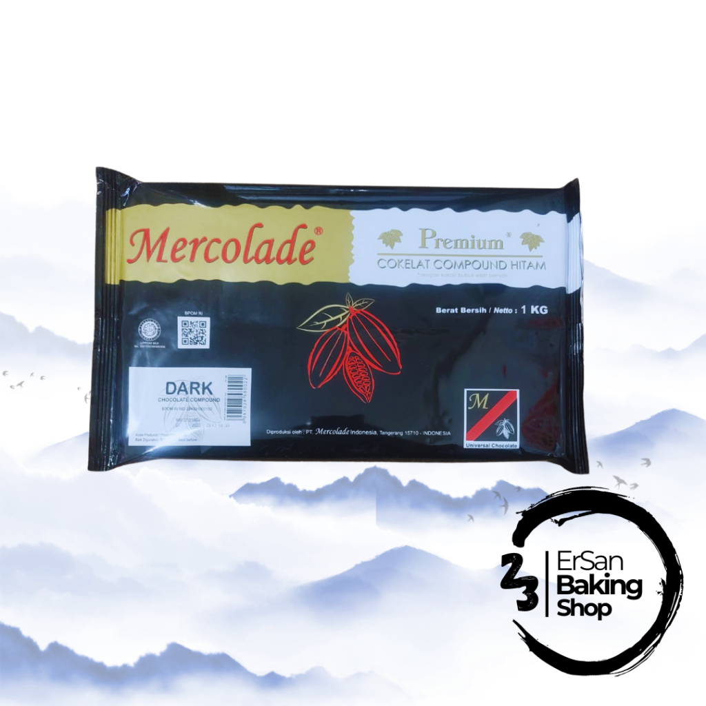 Mercolade Dark Compound/Coklat Batang Mercolade/Cokelat Batang Mercolade Dark Compound Premium 1 Kg