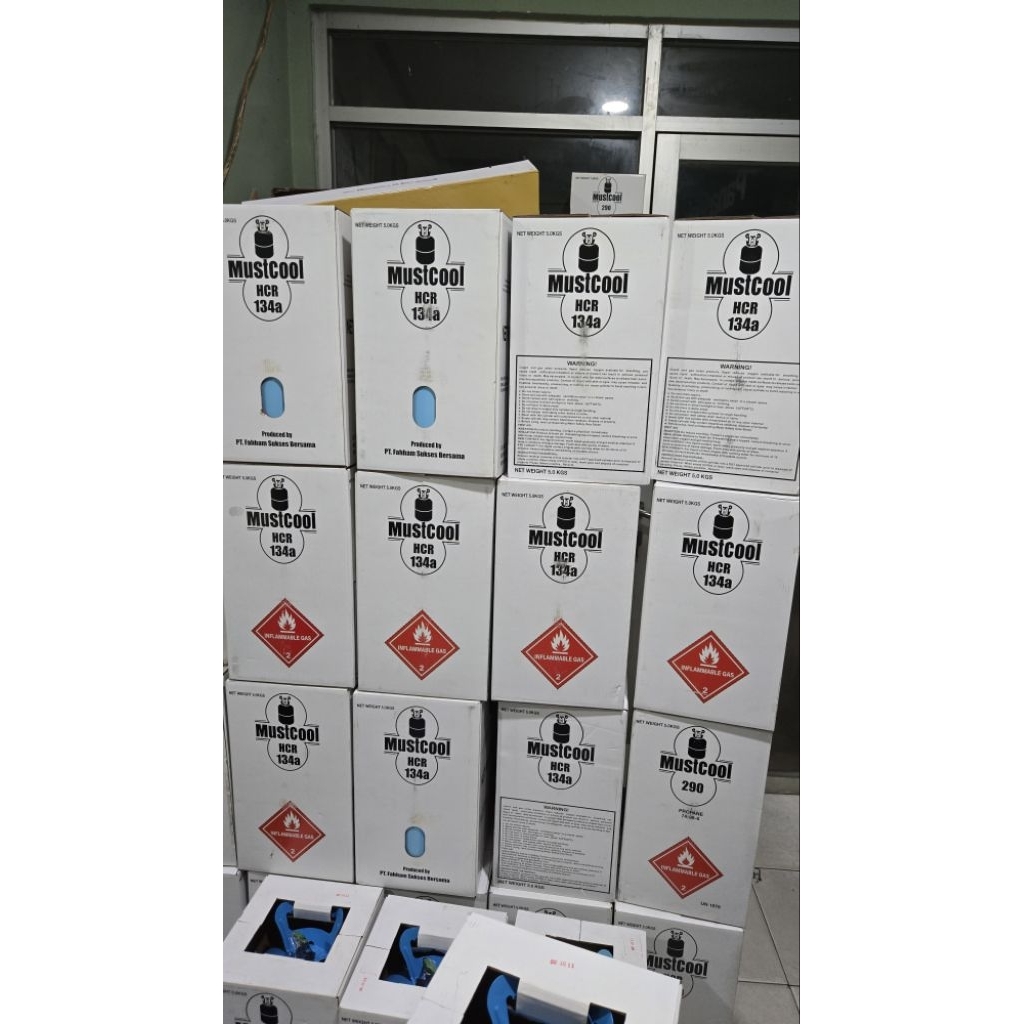 Freon R134a Mustcool New Segel isi 5 Kg HCR134