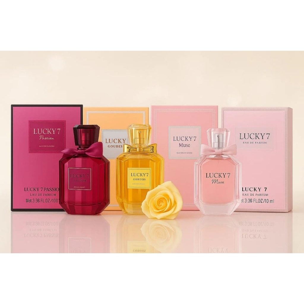 [MINISO Parfum] Lucky 7 EDP 100ml Original Series Eau de Parfum Tahan Lama Diamond Cut Bottle - Pili