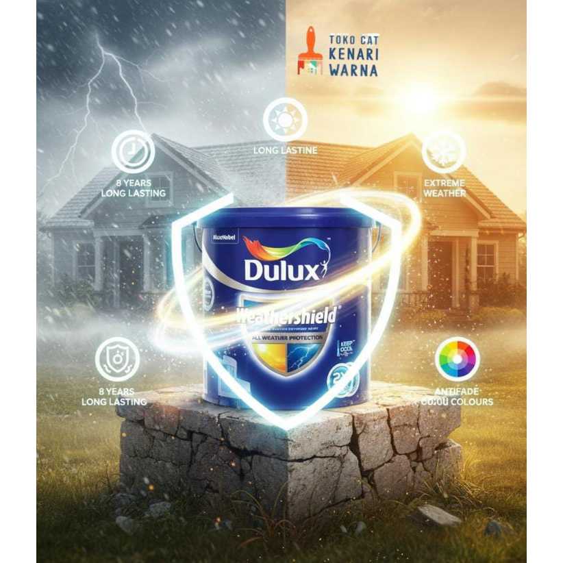 CAT DULUX WEATHERSHIELD 2.5 LT - PLATIUM GREY