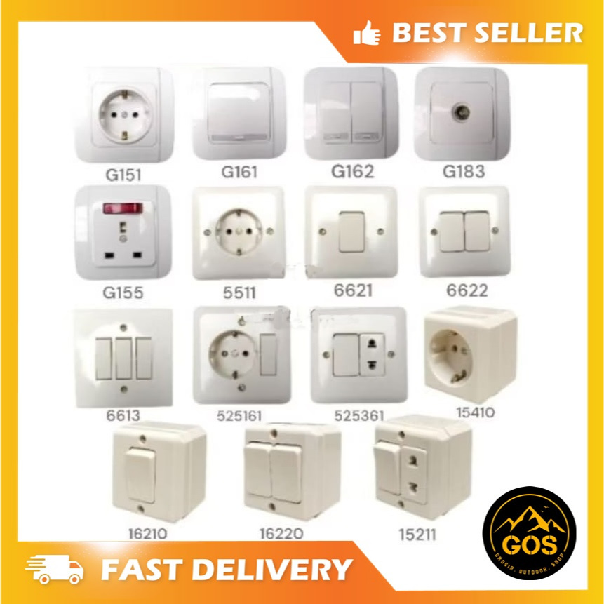 SAKLAR BROCO STOP KONTAK GALLEO