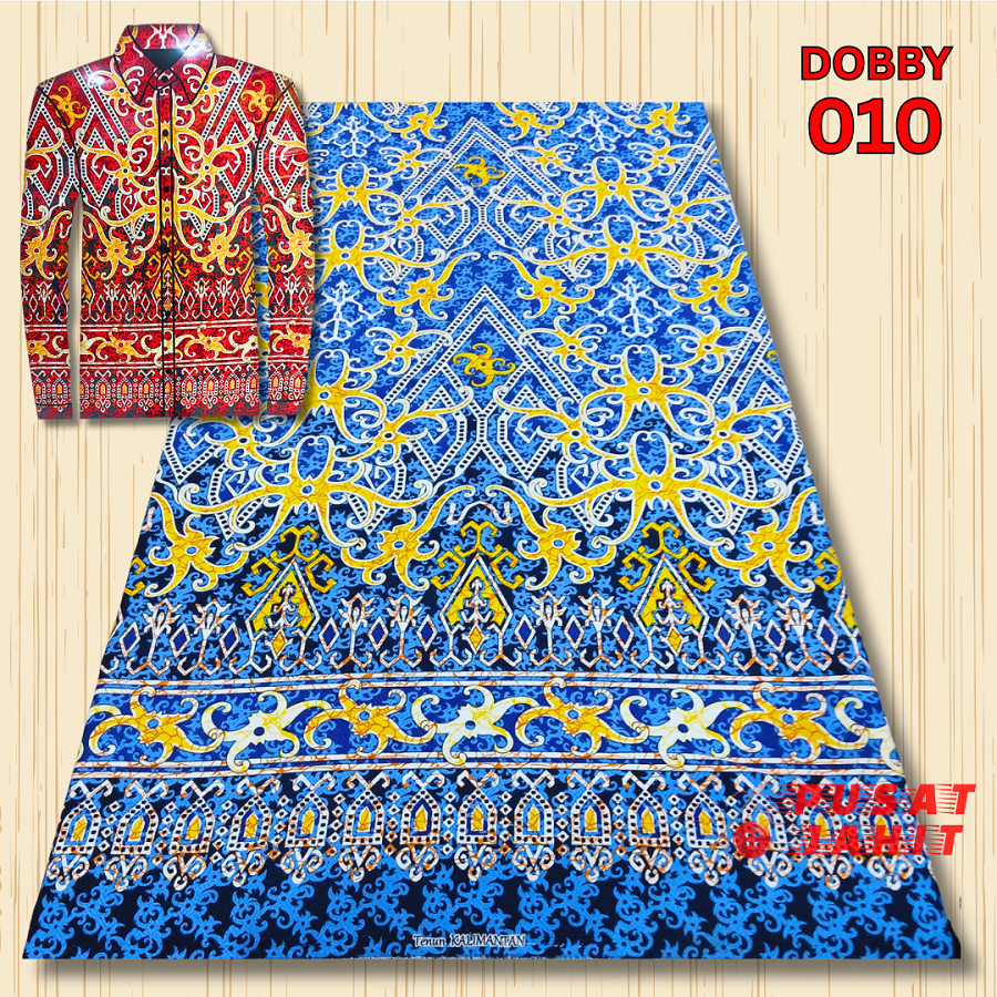DOBBY 010 - Kain Batik Tenun Dobby Motif Khas Kalimantan Barat