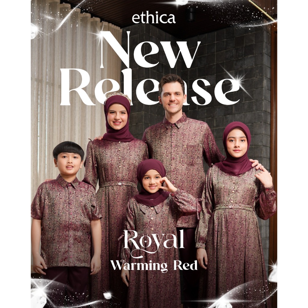 ROYAL WARMING RED KAGUMI 366/ KAGUMI KIDS 193/ KAHFI 383/ KAHFI KIDS 280 Sarimbit (ETHICA MATARAM)