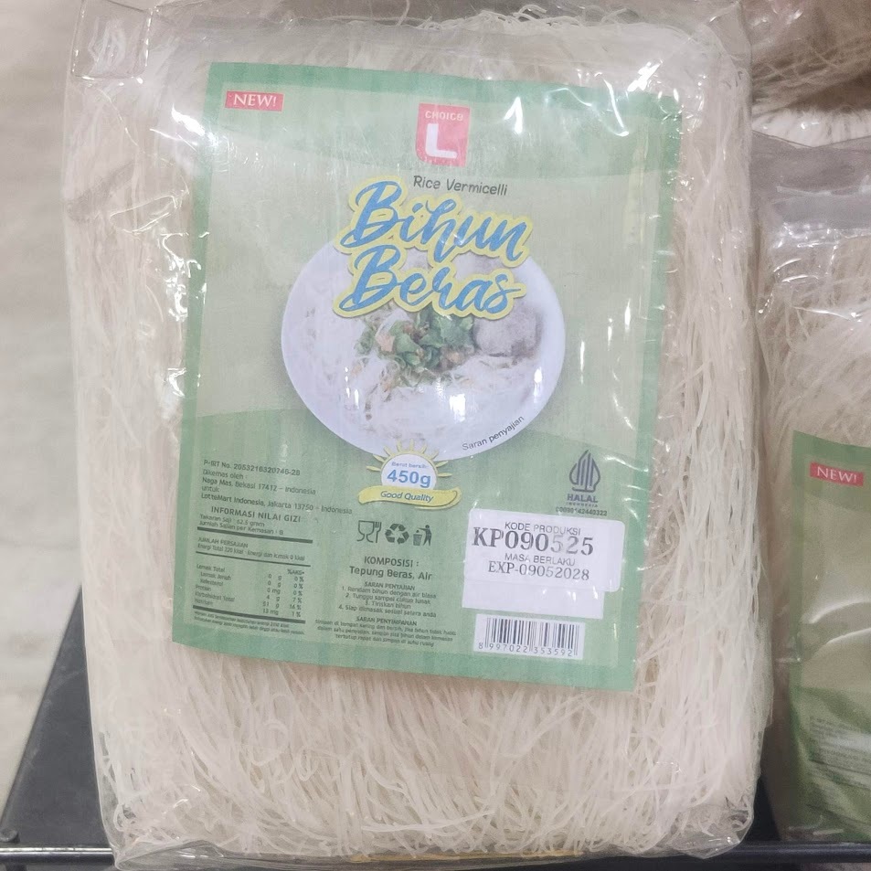 Bihun Beras 450gr CHOICE L