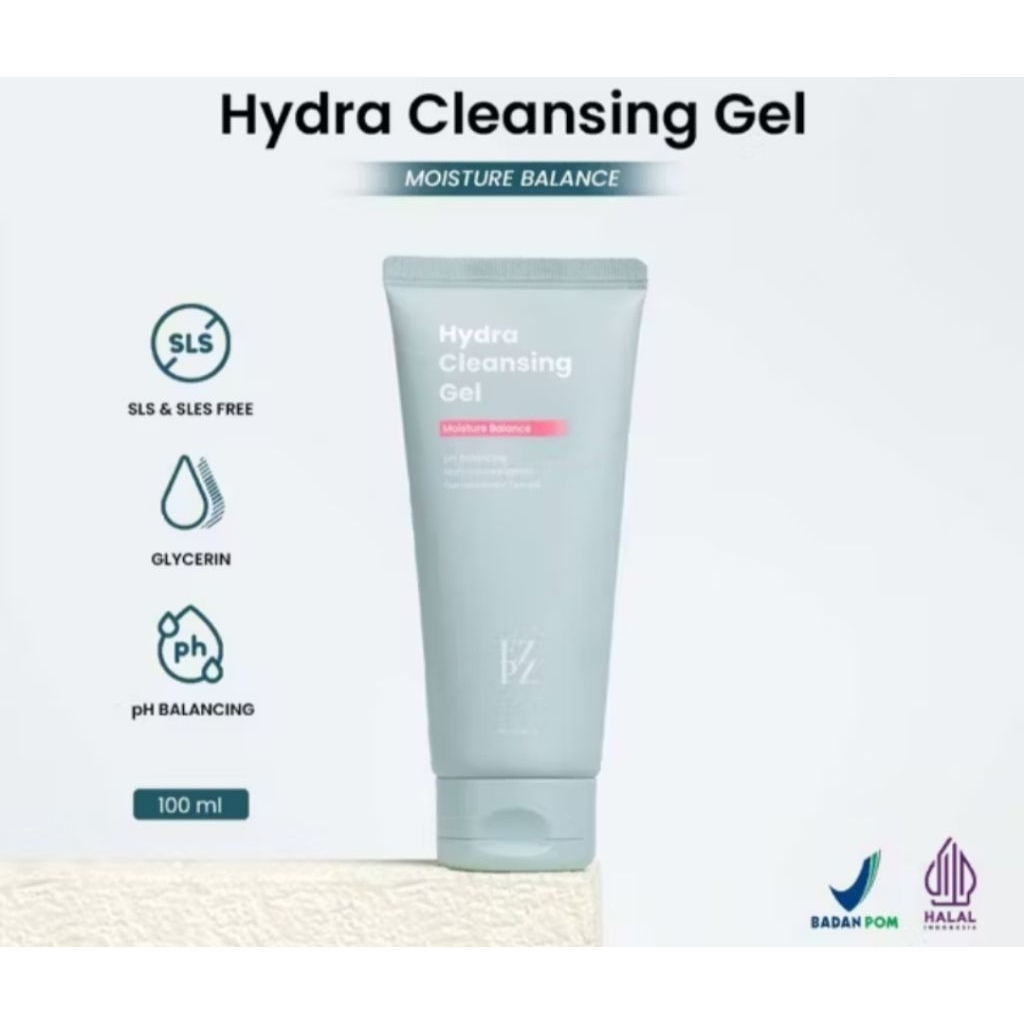 EZ PZ hydra cleansing gel 100 ml/ pembersih wajah EZPZ / pencuci muka EZPZ